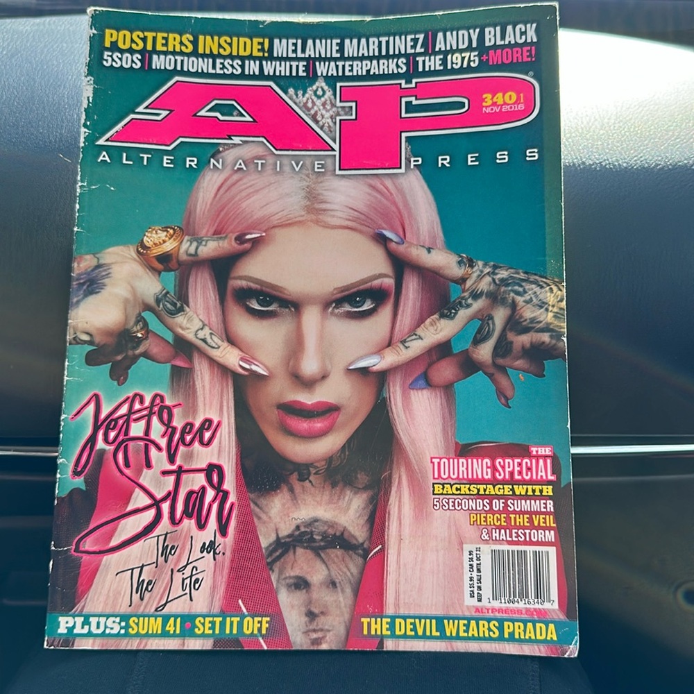 AP magazine Jeffree Star November 2016 cover #340